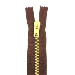 CREMALLERA METAL Nº5 C/SEP.80CM. (DIENTE DORADO)