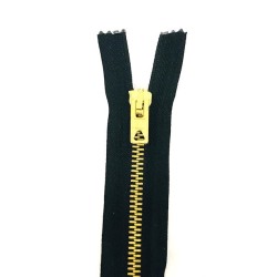 CREMALLERA METAL Nº5 C/SEP.80CM. (DIENTE DORADO)