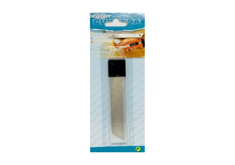 RECAMBIO CUCHILLAS CUTTER 11CM (BLISTER 10 UDS)