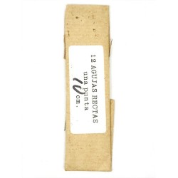 AGUJA RECTA PUNTA 10CM. R.H. (UNIDAD)