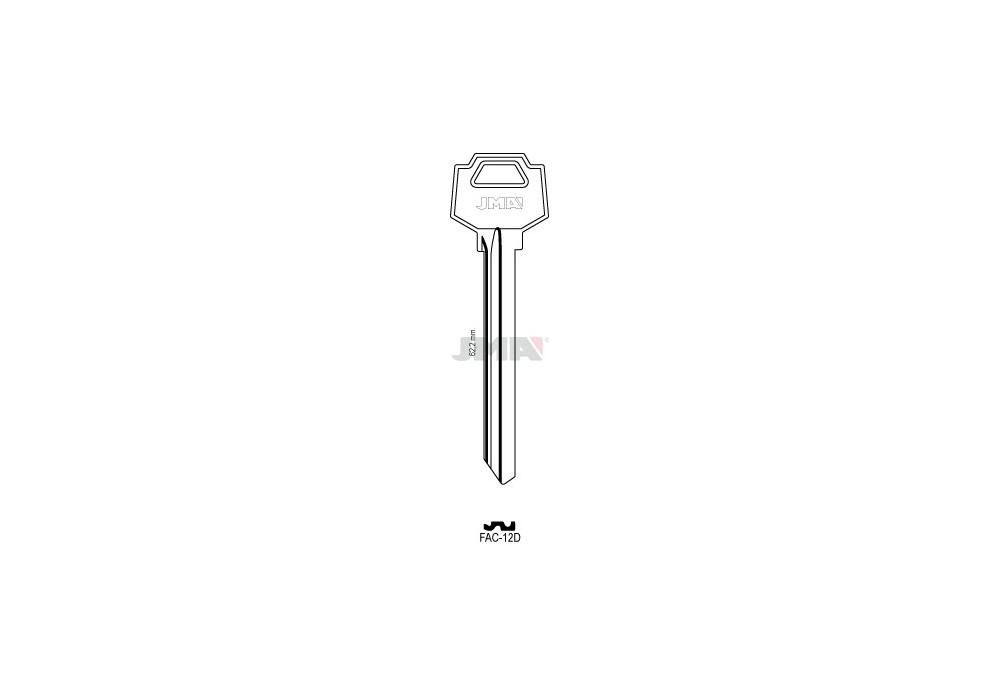 LLAVE JMA ACERO FAC 12D (L.E.)