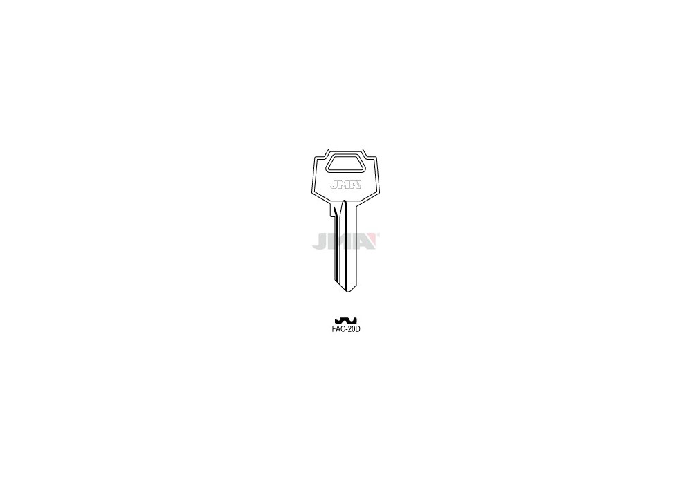 LLAVE JMA ACERO FAC 20D (C)