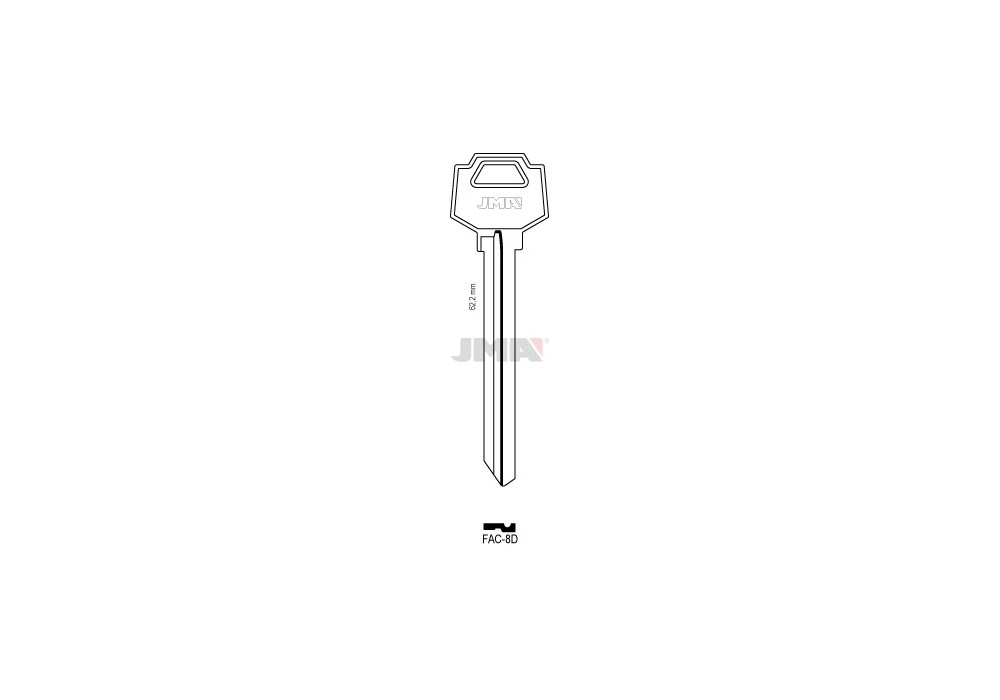 LLAVE JMA ACERO FAC 8D (L.E.)