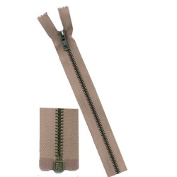 CREMALLERA METAL Nº5 C/SEP.80CM. (DIENTE ENVEJECIDO)