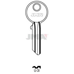 LLAVE JMA ACERO U 3I (B)