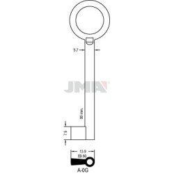 LLAVE JMA ARMARIO A 0G CV
