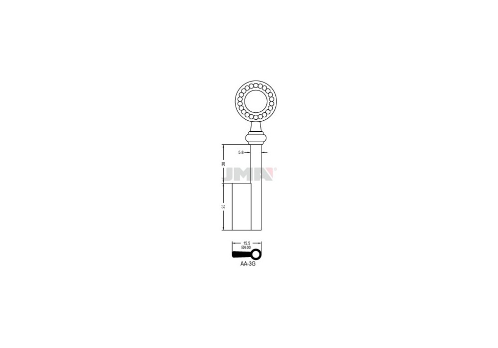 LLAVE JMA ARMARIO AA 3G