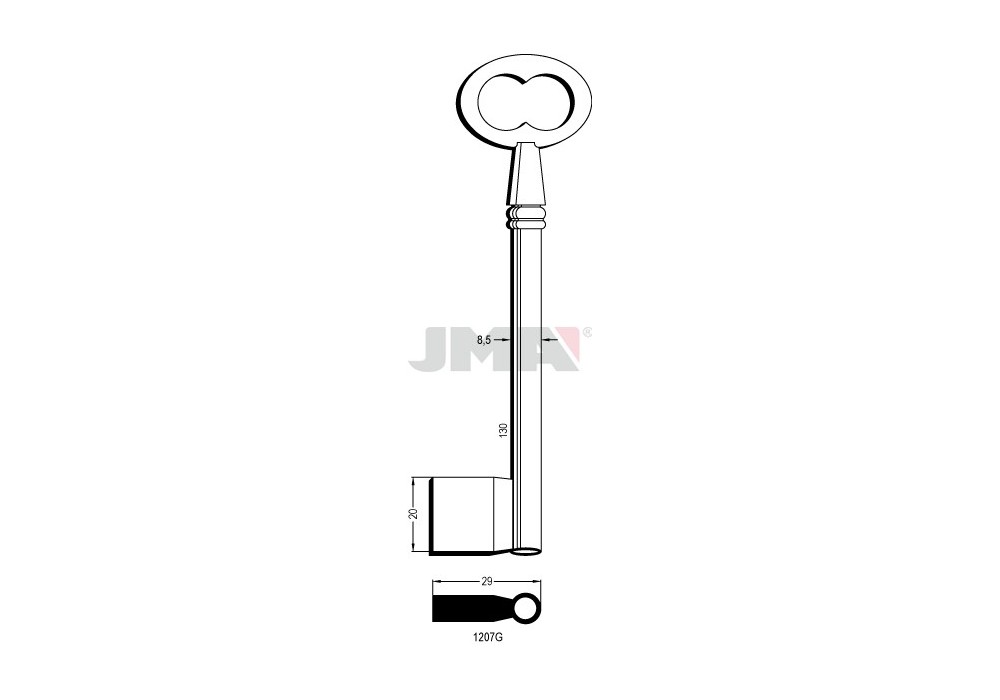 LLAVE JMA GORJA 1207 G