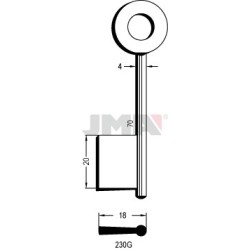 LLAVE JMA GORJA 230G