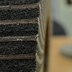 TEMECA DISCO PULIR FIBRA/LAMINAS MIXTOS 200*25*76  REF.225