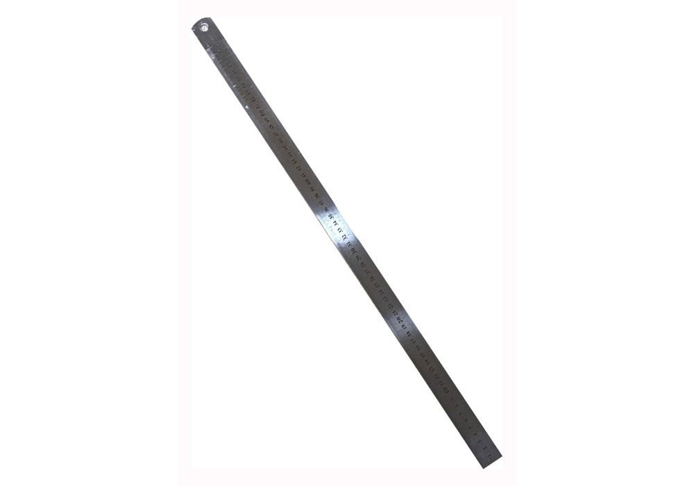 REGLA 100CM METAL INOX