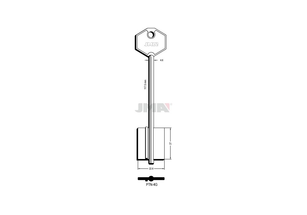 LLAVE JMA GORJA PTN 4G