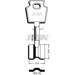 LLAVE JMA GORJA TEC 1G