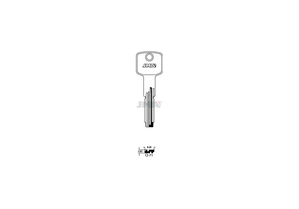 LLAVE JMA SEGUR. CI 71