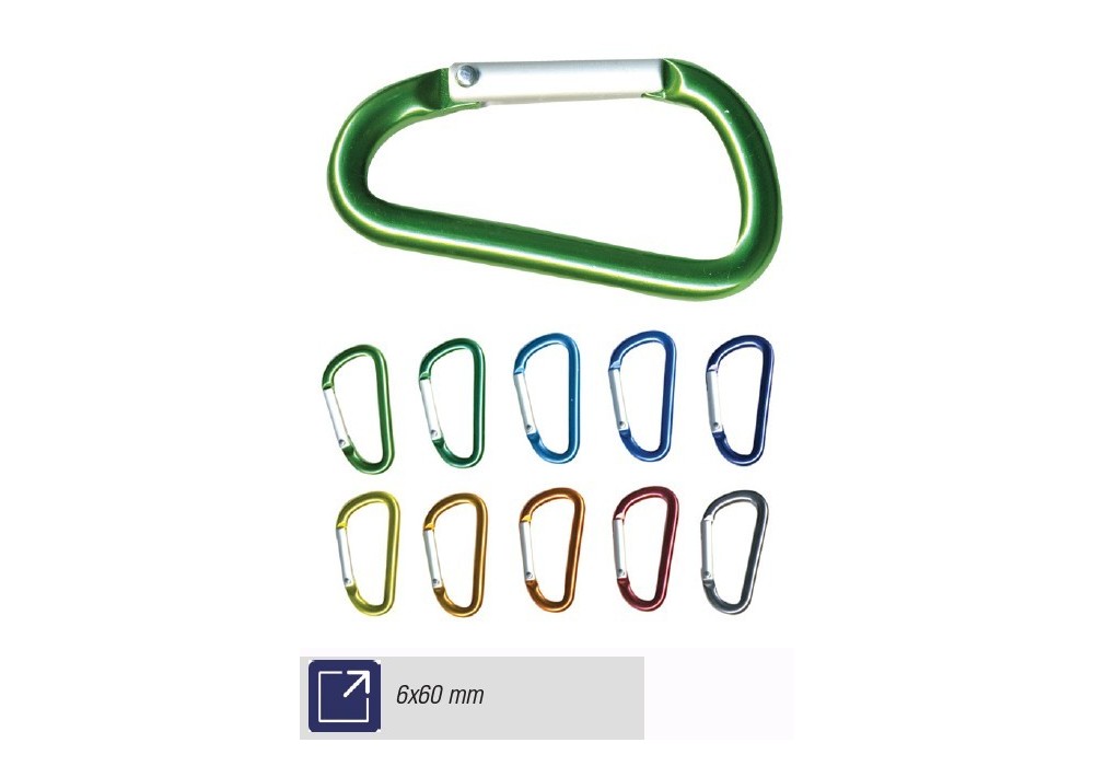 JMA MOSQUETON LLAVERO MOD. FRMA-1D ALUM.