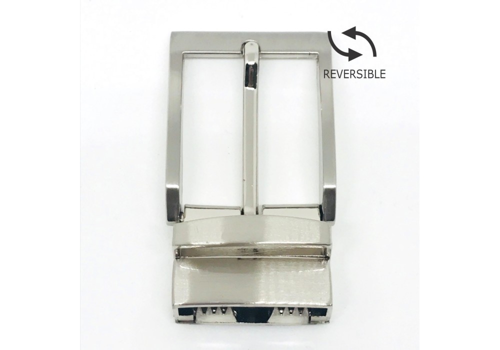HEBILLA CINTURON REVERSIBLE 32MM. NIQUEL