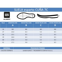 PISO ESPARTO CUÑA 7 CUERDAS (PAR)