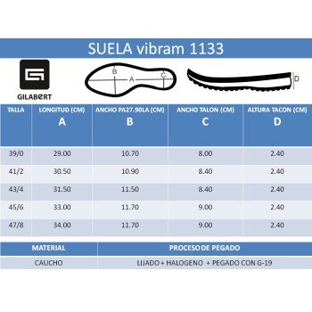 PISO VIBRAM 1133 BEIG MONTAÑA (PAR)
