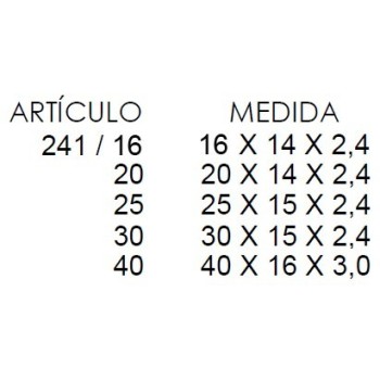 HEBILLA CORREDERA 241 PAVONADO