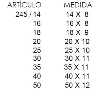 PASADOR MEDIA CAÑA  245 ORO VIEJO
