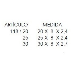 ANILLA OVALADA GRUESA  ART.118/30