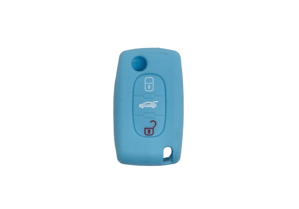 FUNDA SILICONA P/LLAVE COCHE CI1BC3 - CITROEN-B0